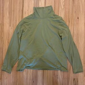 LL bean mock neck shirt
